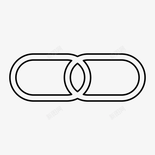 连接的链接线图标搜索引擎优化svg_新图网 https://ixintu.com 搜索引擎优化 线图标 网址 连接的链接