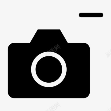 相机删除艺术画廊图标图标