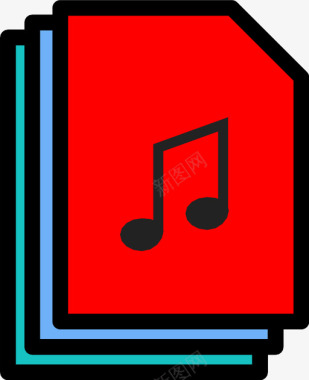 音乐文件mp3文件歌曲图标图标
