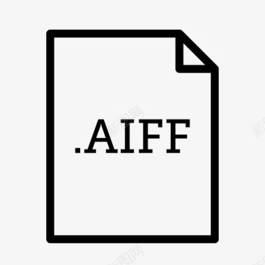 aiff文件音频文件文件扩展名图标图标