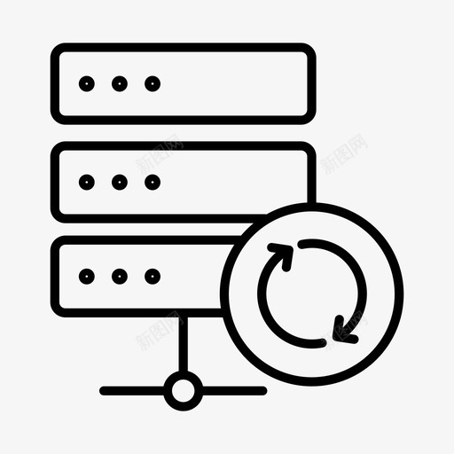 数据同步数据服务器加载图标svg_新图网 https://ixintu.com 上传数据 同步数据 数据下载 数据同步 服务器上传 服务器加载