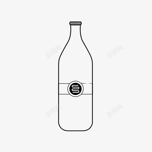 瓶子啤酒玻璃杯图标svg_新图网 https://ixintu.com 啤酒 水 玻璃杯 瓶子