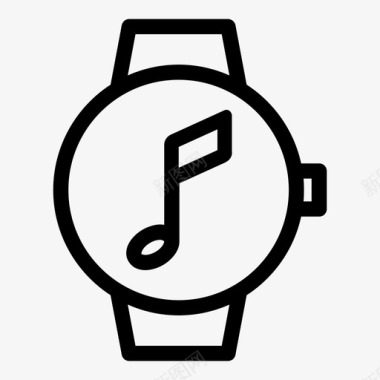 smartwatch音乐备忘音频音乐音乐备忘图标图标