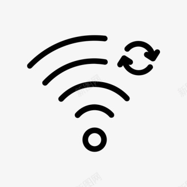 wifi刷新连接互联网图标图标