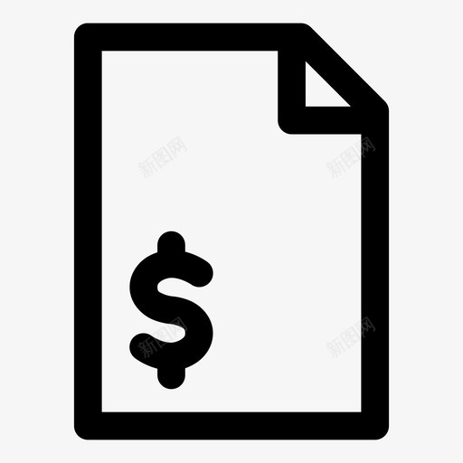 美元凭证商业金融图标svg_新图网 https://ixintu.com 商业 商业重 美元凭证 贸易 金融