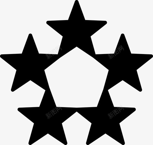 五星评级评论图标svg_新图网 https://ixintu.com 五星 星级评级 评分 评级 评论