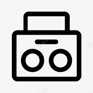 音箱录音机声音图标图标