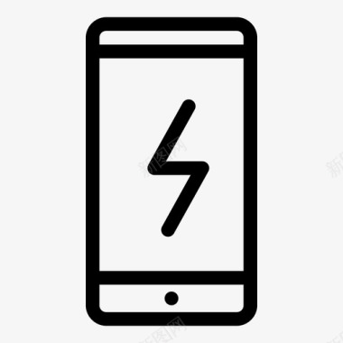 flash智能手机android移动通知图标图标