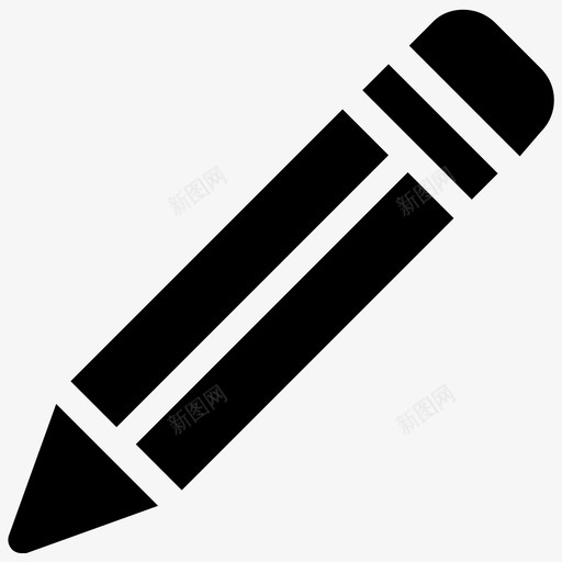 铅笔芯彩色铅笔颜色图标svg_新图网 https://ixintu.com 彩色铅笔 用户界面图标集合 铅笔芯 铅笔颜色填充 颜色