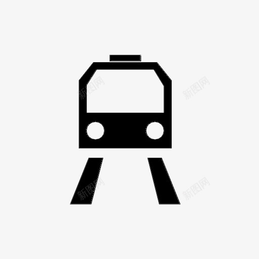 火车客运公共交通图标svg_新图网 https://ixintu.com 公共交通 客运 火车 铁路