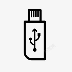 磁棒usb数据pendrive图标高清图片