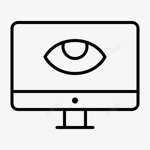 眼睛监视器计算机计算机显示器图标svg_新图网 https://ixintu.com imac 屏幕 监视器屏幕 眼睛监视器 计算机 计算机显示器 通知