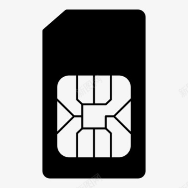 sim卡卡存储手机图标图标