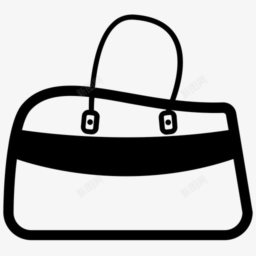 海滩包随身携带行李包图标svg_新图网 https://ixintu.com 旅行 旅行包 海滩包 背包 行李包 行李袋 随身携带