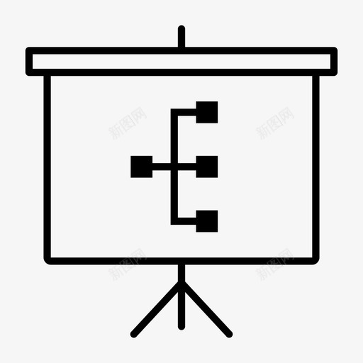 展示流程图层次结构思维图图标svg_新图网 https://ixintu.com 层次结构 展示流程图 工作流程 思维图 方案 流程 流程图