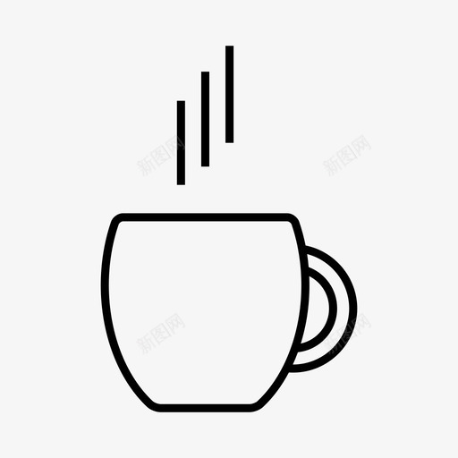 咖啡咖啡休息热饮图标svg_新图网 https://ixintu.com 午餐 咖啡 咖啡休息 商务收藏 早餐室 热饮 茶 马克杯