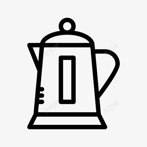 电水壶煮沸暖气图标svg_新图网 https://ixintu.com 家用电器和家具 暖气 水 煮沸 电水壶