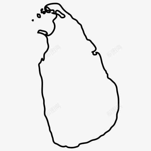 斯里兰卡锡兰国家图标svg_新图网 https://ixintu.com 国家 地图 地理 斯里兰卡 锡兰