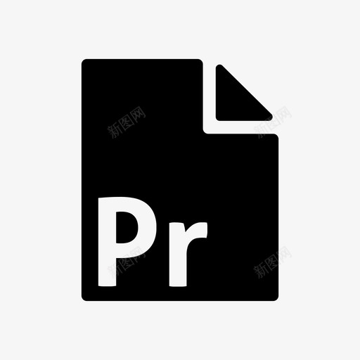 premiere文件adobe视频编辑图标svg_新图网 https://ixintu.com adobe premiere文件 prproj 视频编辑