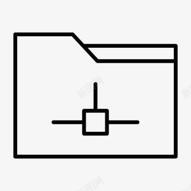 文件夹网络计算机塔主机图标图标
