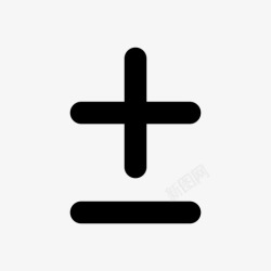 icon加减输入框加减计算数学图标高清图片