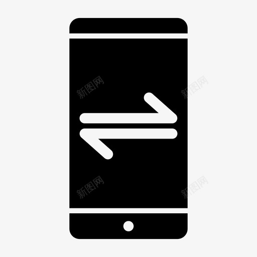 数据传输智能手机安卓移动通知图标svg_新图网 https://ixintu.com 安卓 屏幕通知 手机 数据传输智能手机 智能手机界面 移动通知