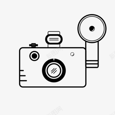 玩具相机胶卷镜头图标图标