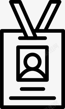 记者徽章通讯媒体图标图标