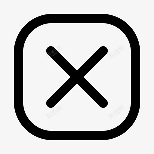 十字标记取消删除图标svg_新图网 https://ixintu.com 删除 加 十字标记 取消 错误