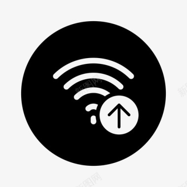 wifi上传数据上传网络上传图标图标