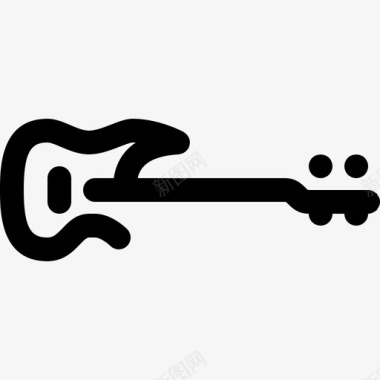 低音吉他乐队乐队设备图标图标