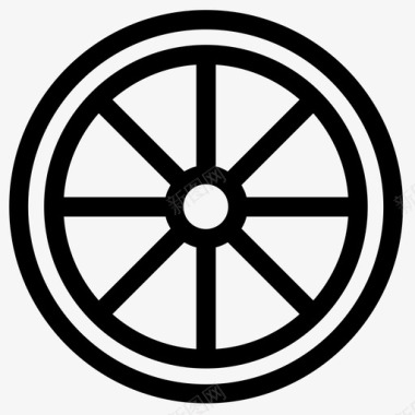 自行车轮子自行车宝马图标图标