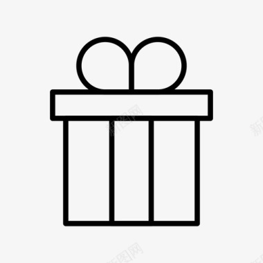 礼品盒子送货图标图标