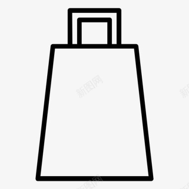 购物篮购物袋商店图标图标