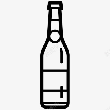 啤酒酒精饮料啤酒盒图标图标