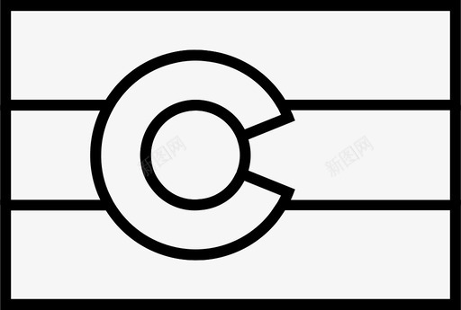 科罗拉多州丹佛科罗拉多州图标svg_新图网 https://ixintu.com 科罗拉多州丹佛科罗拉多州