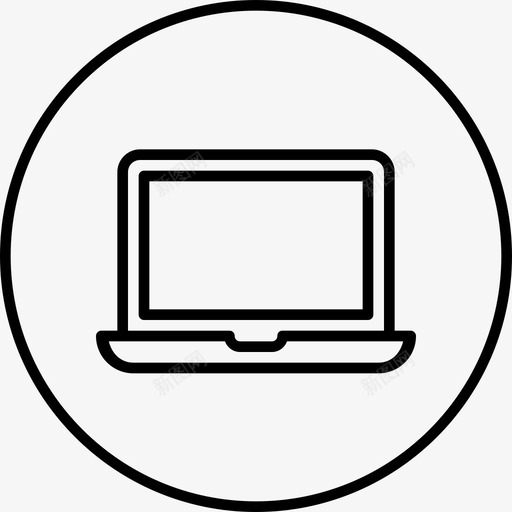 笔记本电脑设备个人电脑图标svg_新图网 https://ixintu.com 个人电脑 办公用品 笔记本电脑 设备