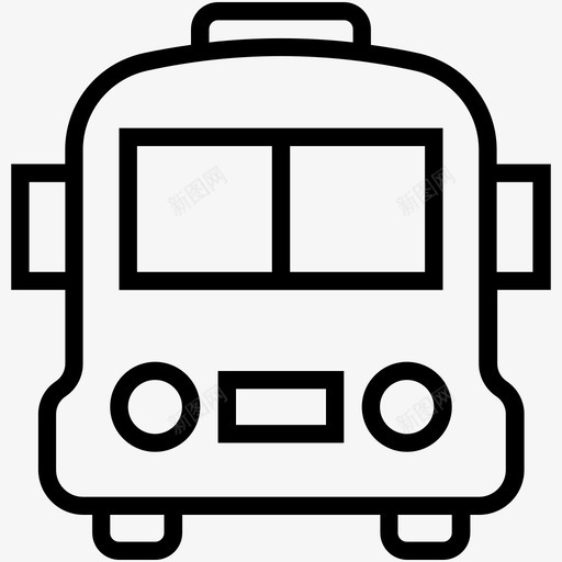 旅游巴士公共巴士公共交通图标svg_新图网 https://ixintu.com 交通线路图标收集 公共交通 公共巴士 公共车辆 旅游巴士