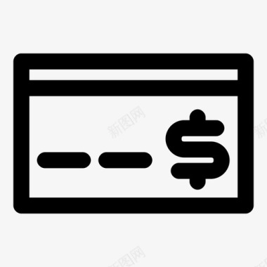 信用卡自动取款机货币图标图标