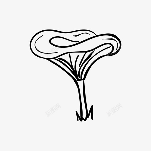 蘑菇香菇秋天森林图标svg_新图网 https://ixintu.com 好蘑菇 森林 秋天 蔬菜 蘑菇香菇