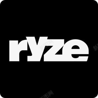 Ryze标志社交社交图标方形图标