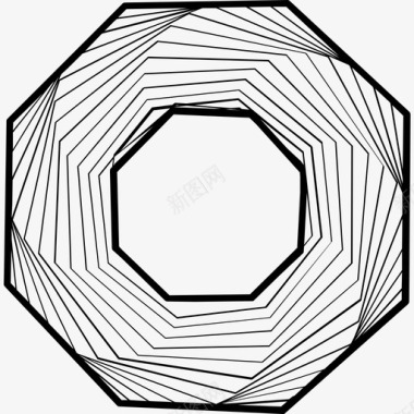 吉洛切圆形框架图标图标