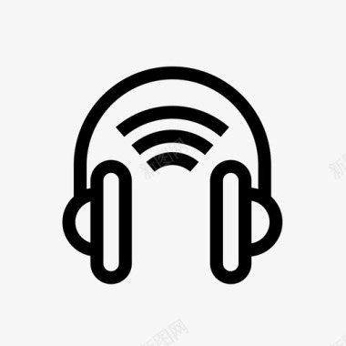 蓝牙耳机连接扬声器图标图标