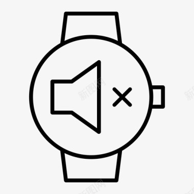 扬声器静音智能手表苹果智能手表智能手表图标图标