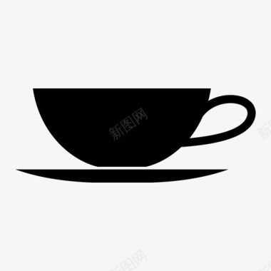 咖啡杯茶茶杯图标图标