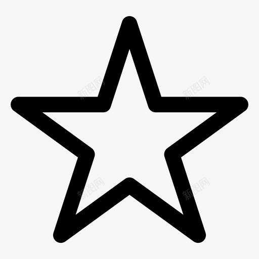 尖星最爱几何图标svg_新图网 https://ixintu.com 几何 喜欢 尖星 常用图标 星符号 最爱