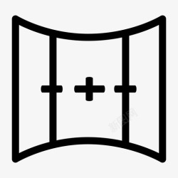 全景照片全景照片曲面全景图标高清图片