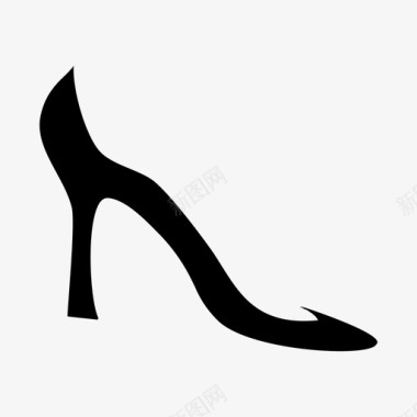 高跟鞋女鞋衣服图标图标
