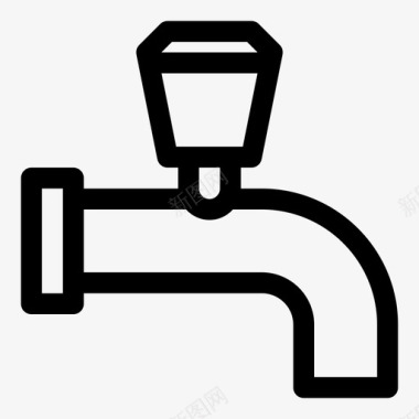水龙头水槽洗手图标图标