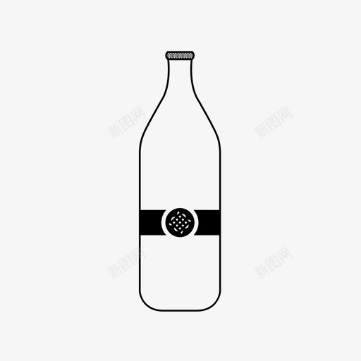 瓶子啤酒玻璃杯图标svg_新图网 https://ixintu.com 啤酒 水 玻璃杯 瓶子